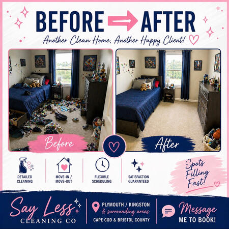 ✨ Bedroom Reset ✨ From toy tornado 🌪️ to clean & cozy Let us handle the mess so you can enjoy your space again.
